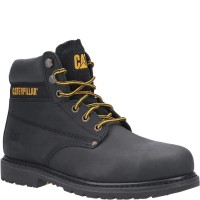 CAT Powerplant SB Black Safety Boots Steel Toe Caps